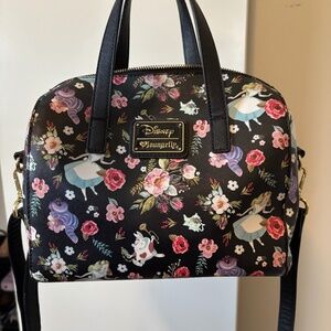 Disney Loungefly Alice in Wonderland Crossbody Barrel Bag